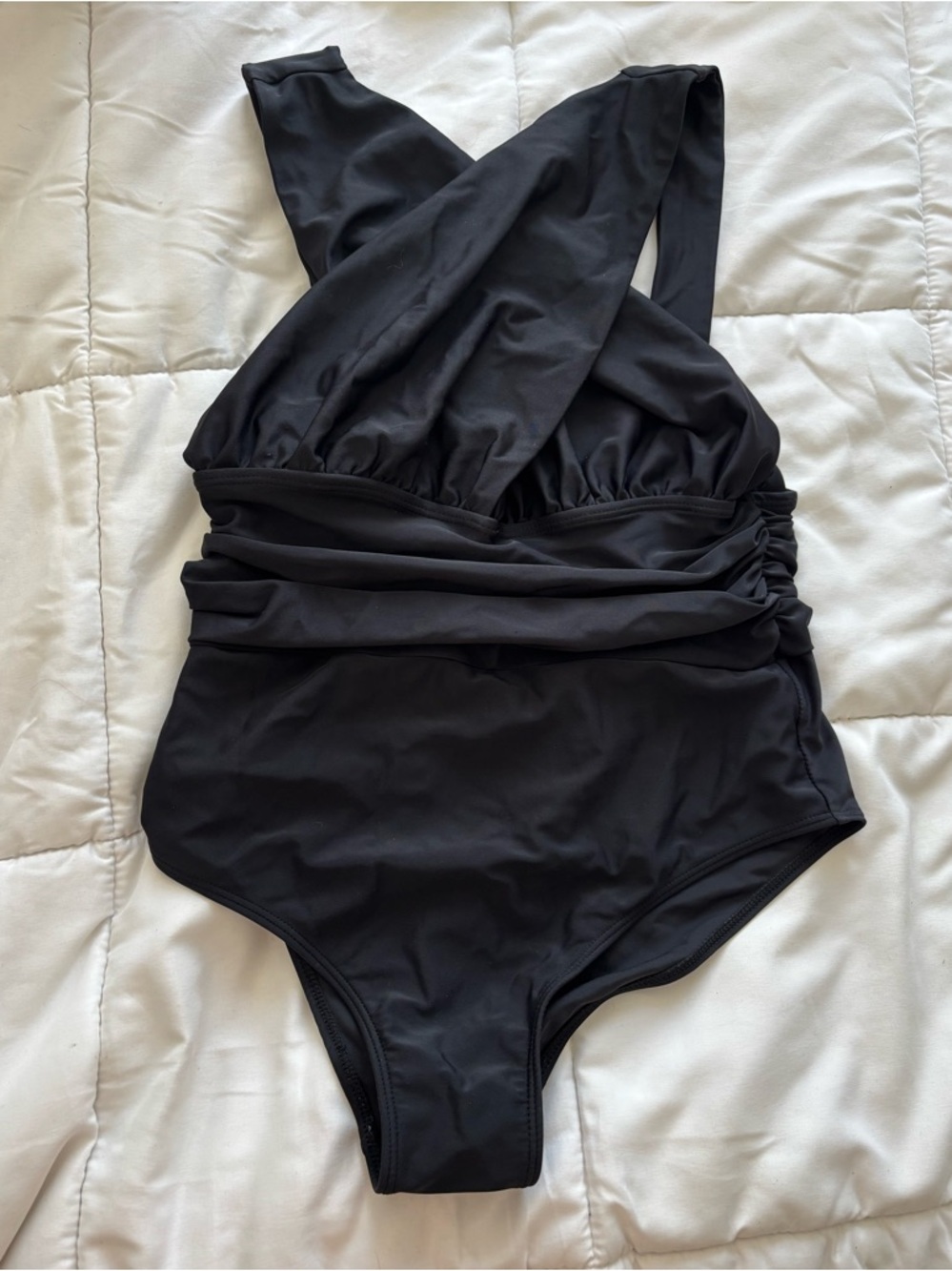 Classic Black Womens One-Piece Swimsuit